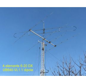 Ultrabeam 8 Band Rot. Dipole VL1.1 1 El. 6-40m