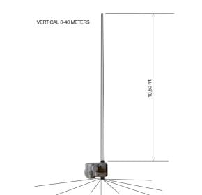 Ultrabeam UB-V40 8 Band Vertical, 6/10/12/15/17/20/30/40m