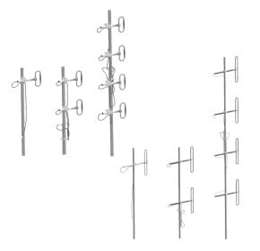 DIAMOND folded dipoles VHF or UHF, 1-4 antennas