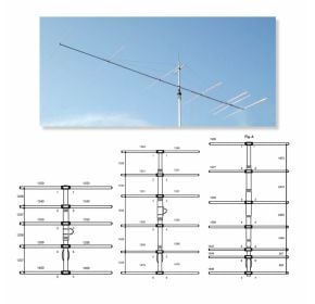 I0JXX 50 MHz Yagi antennas