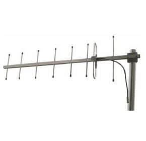 8-element Yagi directional antenna 450 MHz, vertical