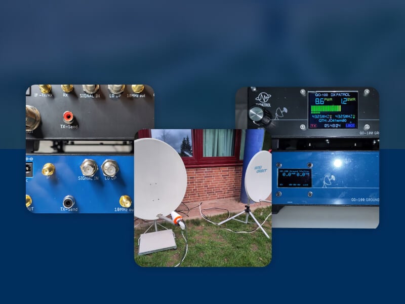 Customer report on the full duplex capable DX-Patrol Groundstation