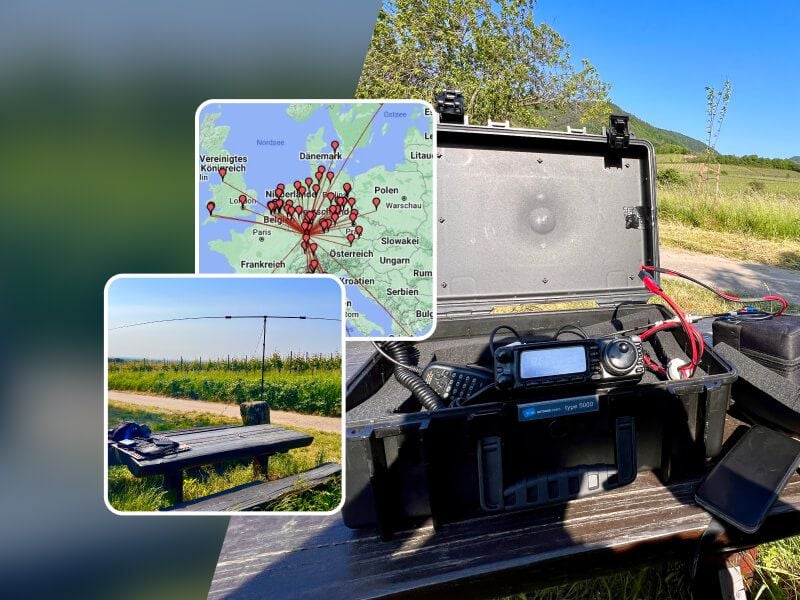 Portable radio in summer: Test of the JPC-7 antenna